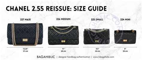 chanel classic bag sizes|chanel reissue vs classic flap.